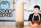 I Made A Giant 100-Pound Boba Milk Tea • Tasty
