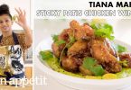Tiana Makes Sticky Patis Chicken Wings | From the Home Kitchen | Bon Appétit