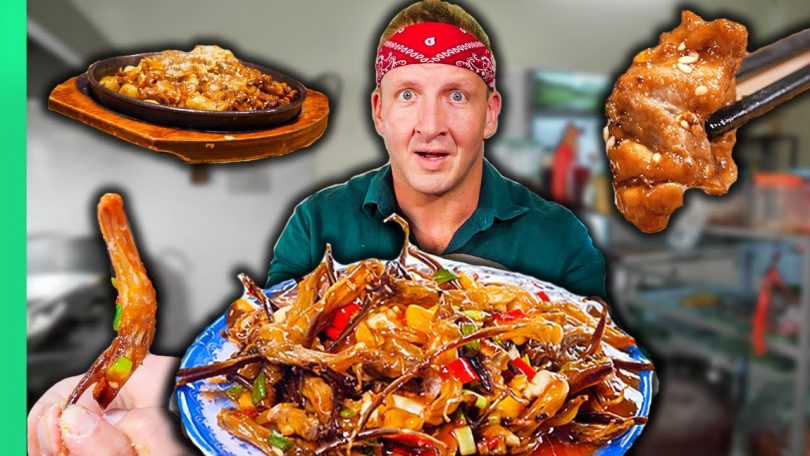 I Only Ate ANIMAL TONGUES for 24 Hours!! Extreme Street Food in Asia!!