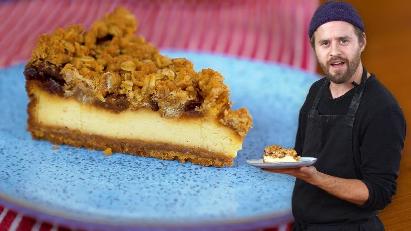 Hugh’s Baked Apple Crumble Cheesecake Recipe | Twisted: A Cookbook