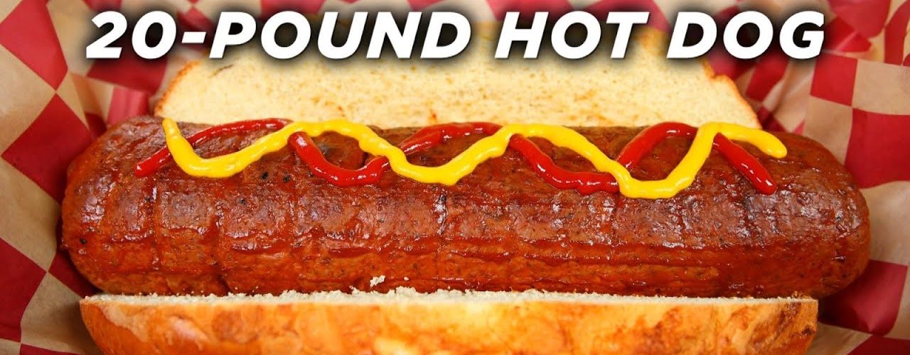 I Made A Giant 20-Pound Hot Dog • Tasty