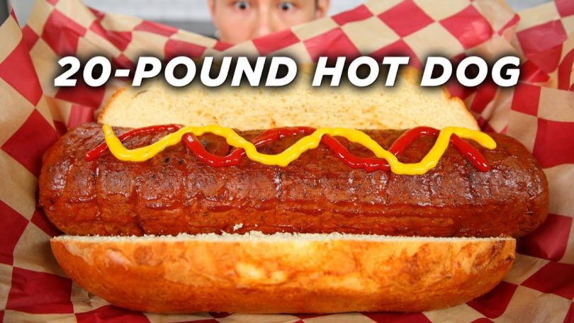 I Made A Giant 20-Pound Hot Dog • Tasty