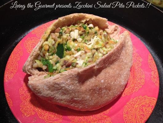 Zucchini Salad Pita Pockets Recipe