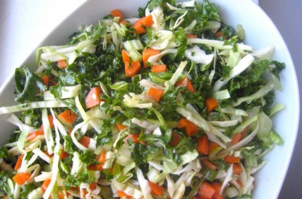 Delightful Kale and Cabbage Slaw Recipe