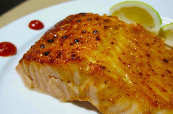 Maple and Mustard-Glazed Salmon Recipe