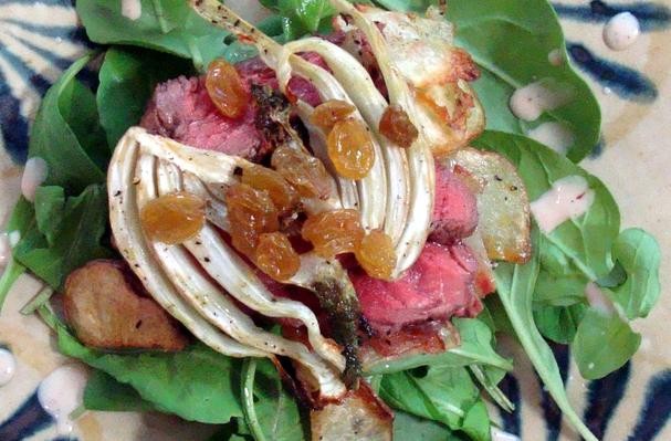 Steak Salad With Roasted Potatoes and Fennel Recipe