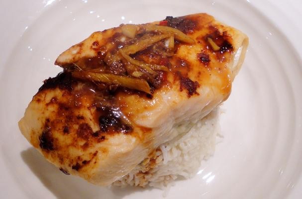 Oven Baked Salmon In Brown Miso Recipe