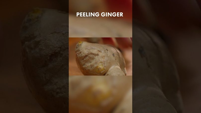 Using A Spoon To Peel Ginger #Shorts