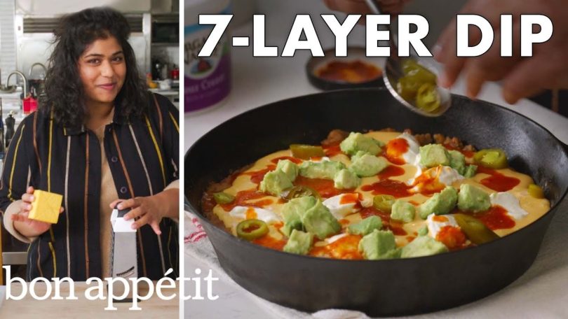 Warm & Cheesy 7-Layer Skillet Dip, Ready For Gameday | From The Test Kitchen | Bon Appétit