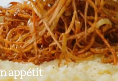Fry Your Peels & Put Them On Top Of Mashed Potatoes | Bon Appétit