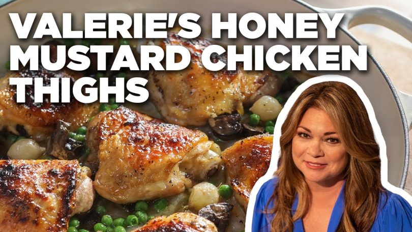 Valerie Bertinelli’s One-Pan Honey Mustard Chicken Thighs | Valerie’s Home Cooking | Food Network