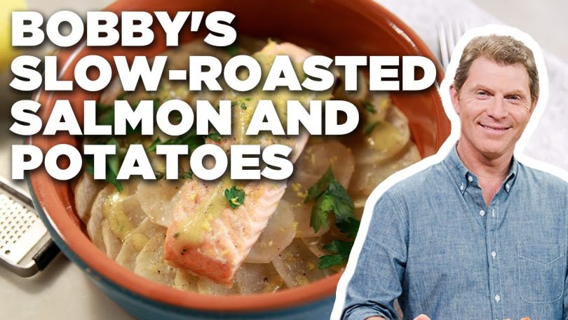 Bobby Flay’s Slow-Roasted Salmon and Potatoes | Food Network
