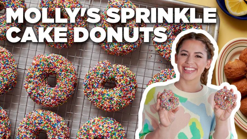 Molly Yeh’s Sprinkle Cake Donuts | Girl Meets Farm | Food Network