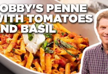 Bobby Flay’s Penne with Tomatoes and Basil | Food Network