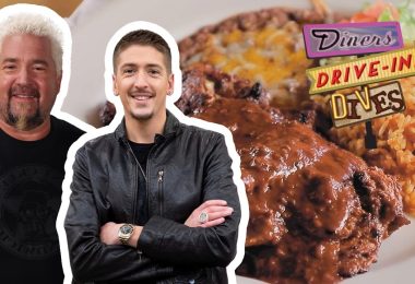 Guy and Hunter Fieri Eat Carne Adovada in New Mexico | Diners, Drive-Ins and Dives | Food Network