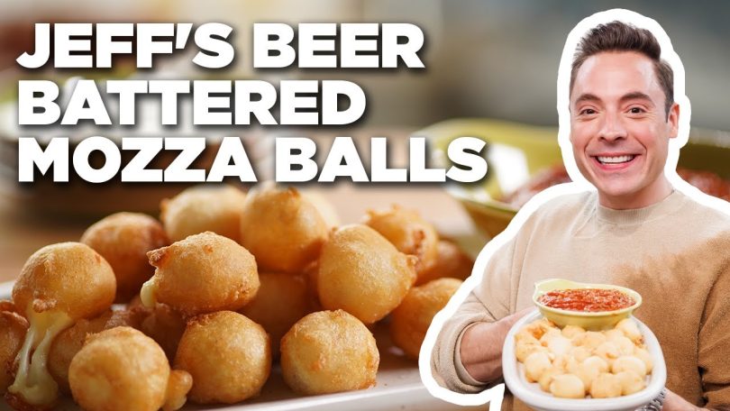 Jeff Mauro’s Beer Battered Italian Mozza Balls | The Kitchen | Food Network
