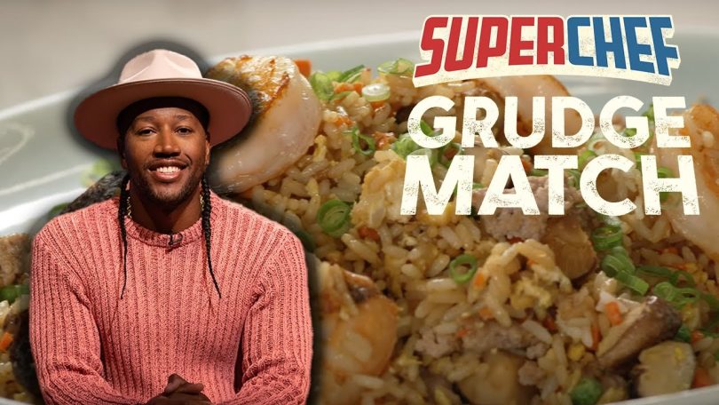 Darnell Ferguson’s Electric Griddle Fried Rice | Superchef Grudge Match | Food Network
