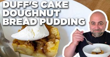 Duff Goldman’s Cake Doughnut Bread Pudding | Food Network