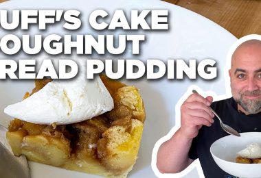 Duff Goldman’s Cake Doughnut Bread Pudding | Food Network